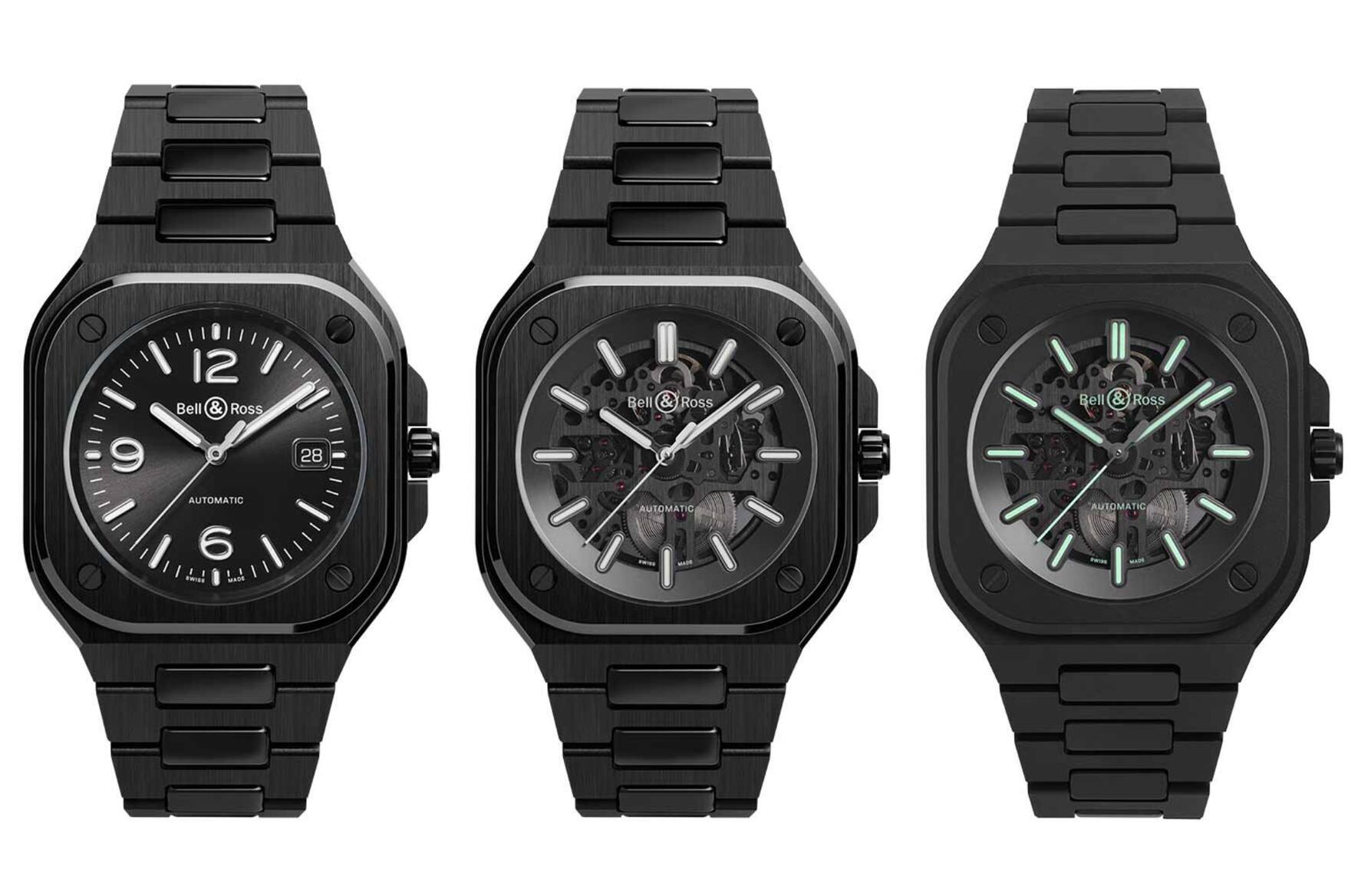 Bell & Ross BR 05 Inspiriert von der Instrumententafel, mit 41-mm-Gehäuse aus schwarzer Keramik und freiem Blick aufs Kaliber, hat diese Uhr das Zeug zum Signature Piece. 8600 Fr.