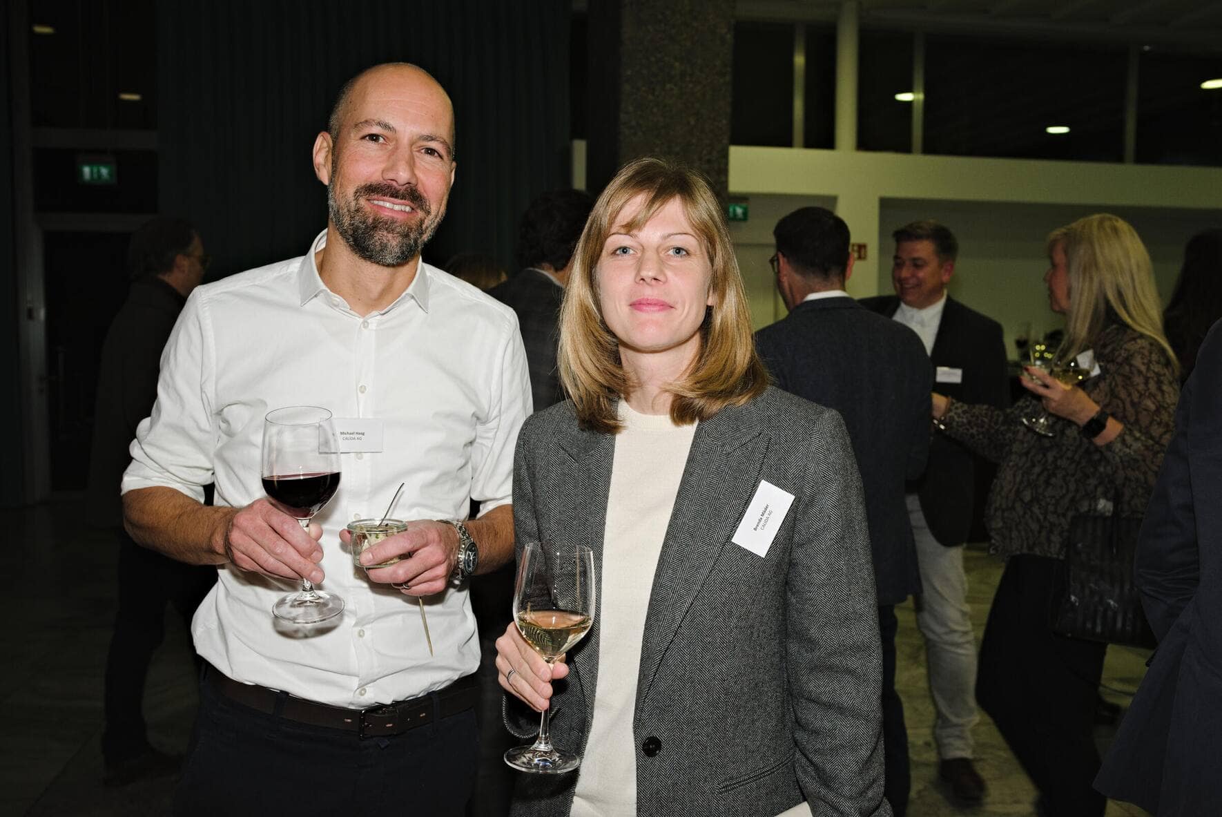 Michael Haag, Calida AG; Brenda MÃ¤der, Calida AG