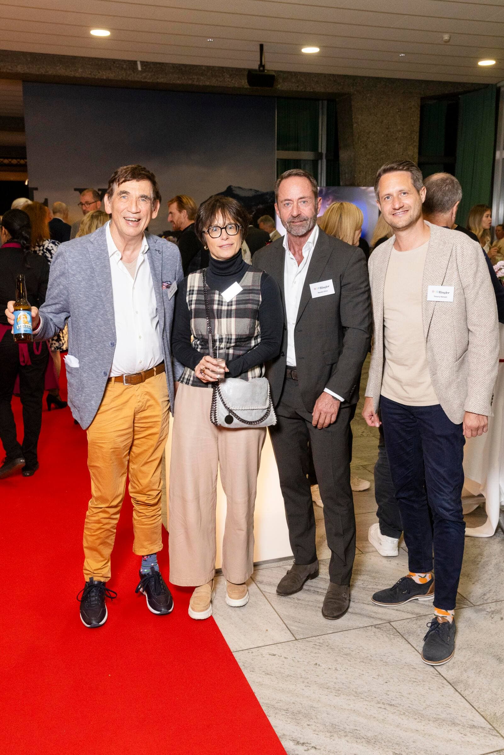 v.l. Christoph Lang, Monika Schreiner, Renato Oliva, Thierry Hansen