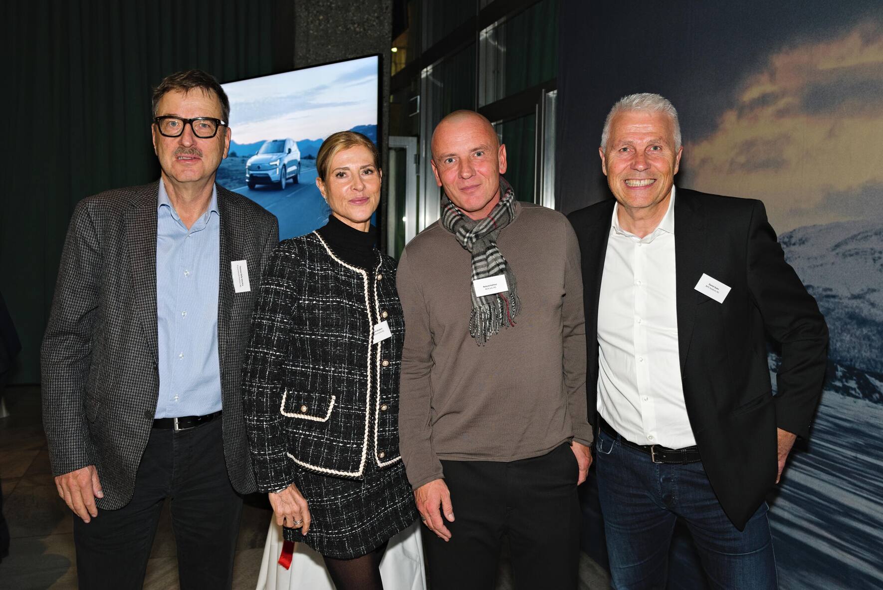 Thomas Dalla Vecchia, Procurement Partner AG; Manuela Gualeni, UBS Switzerland AG; Roland Kalmus, RCR Jets AG; Daniel Suter, BHS Aviation AG