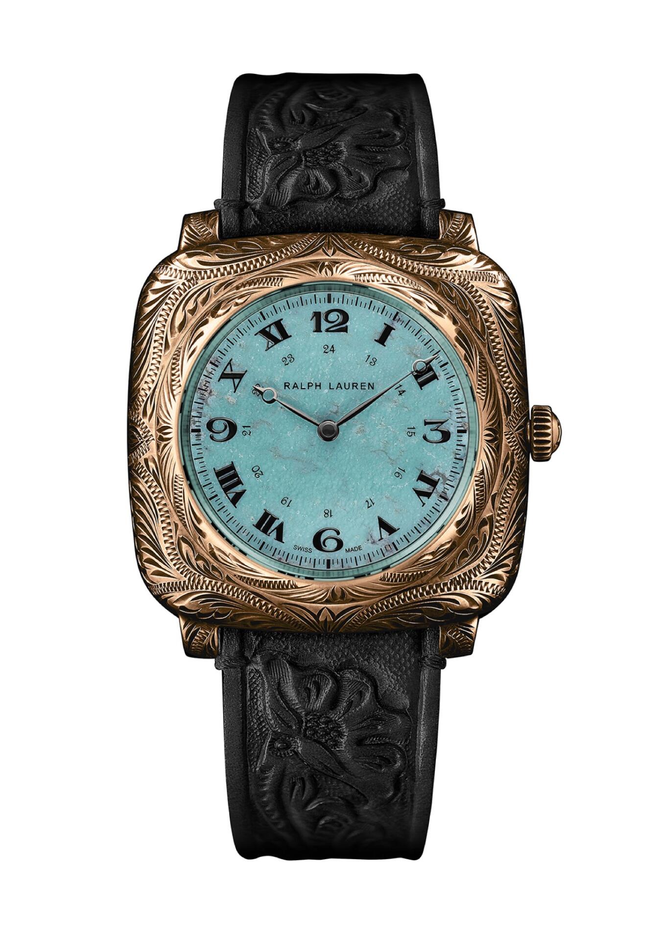 <p>Rose Gold Turquoise Dial WB</p>