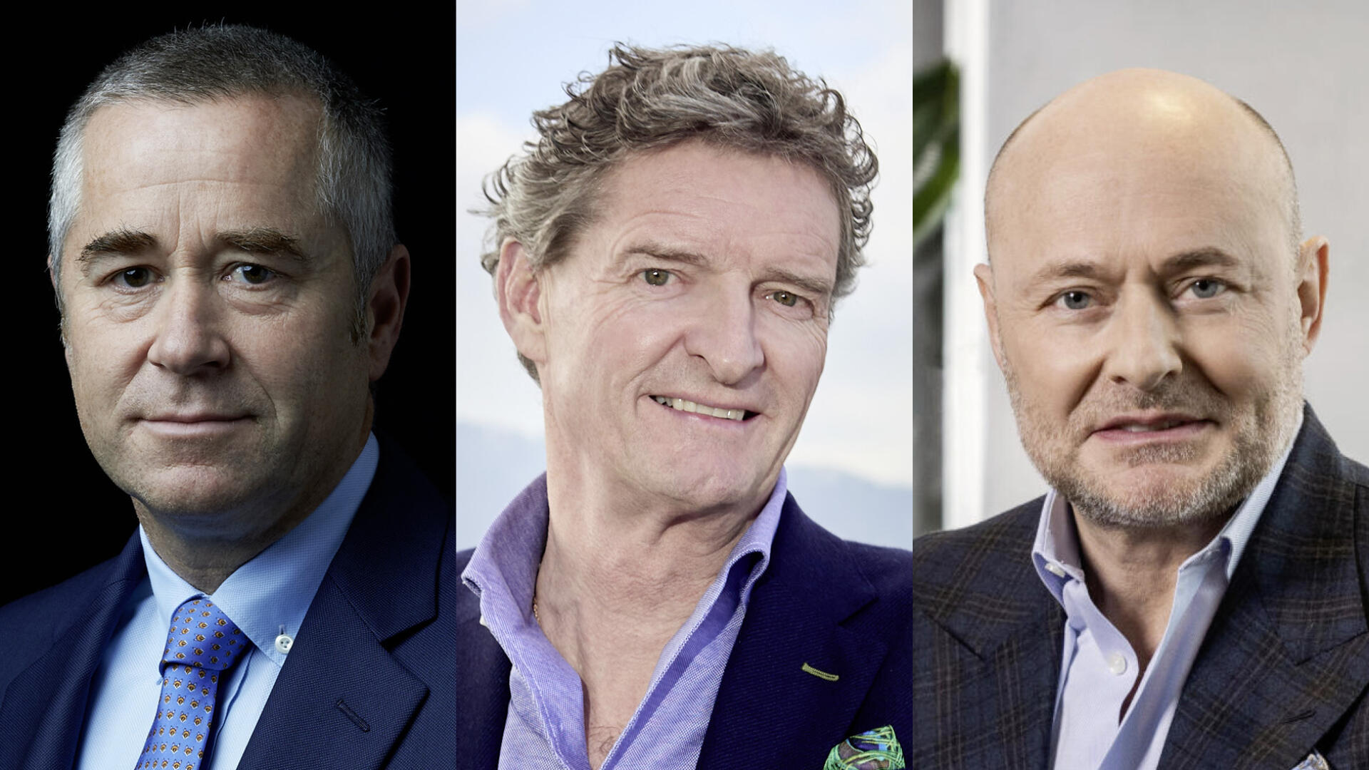 <p>Marcel Erni, Urs Wietlisbach, Georges Kern (v.l.).</p>