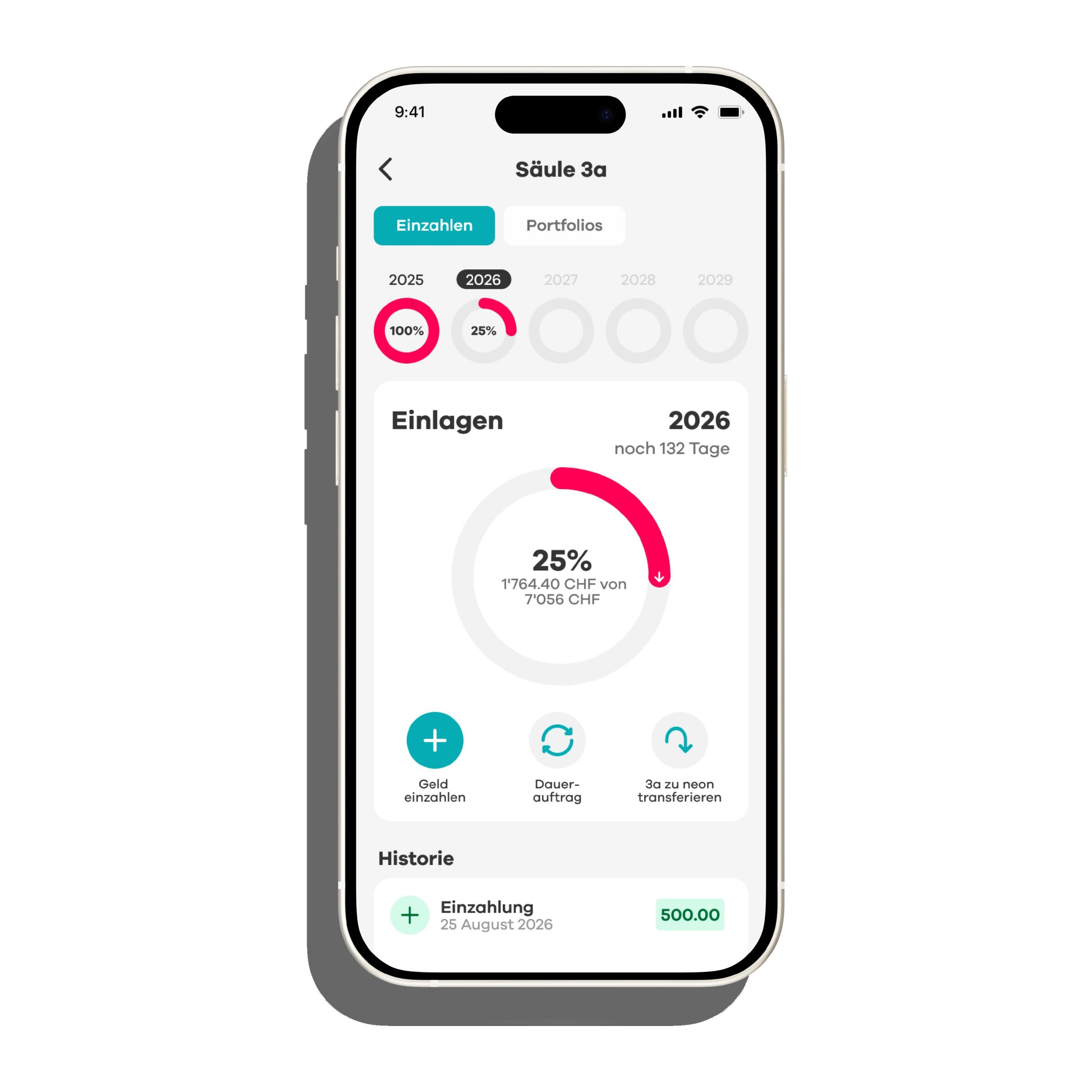 Mitte November wird das Säule-3a-Produkt eingeführt. Damit ist das Portfolio schon sehr weit ausgebaut.