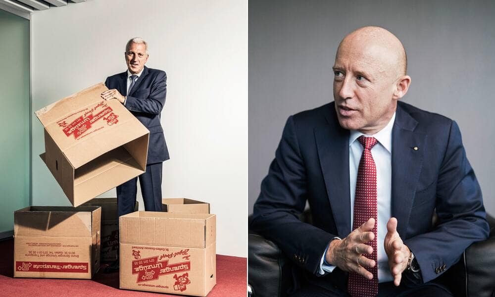 Pierin Vincenz und Patrik Gisel