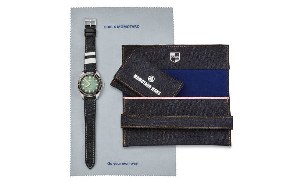 Die Special Edition der Oris-Ikone Divers Sixty-Five kommt ganz in Jeans. Preis 2100 Fr.