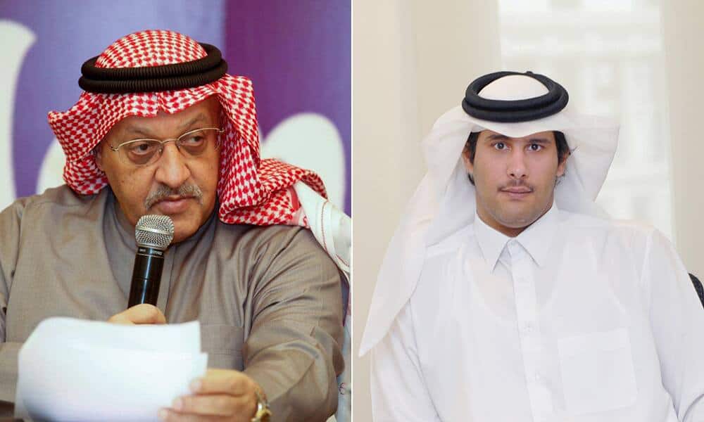 Khaled Olayan (Olayan Group) und Jassim Bin Hamad Al Thani (Katar)