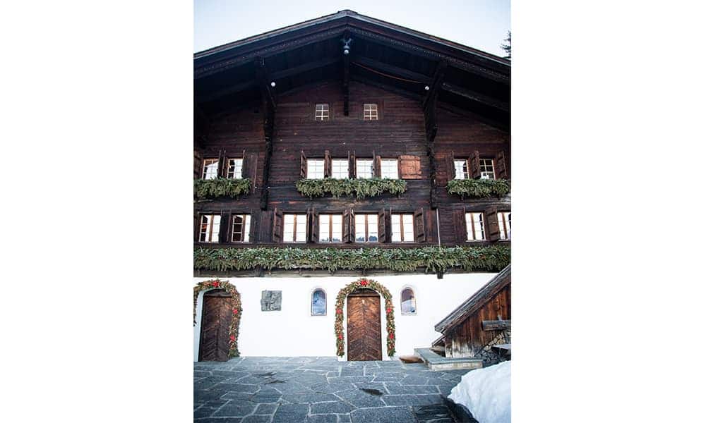 Das Chalet «Vieux». Wo einst Gunter Sachs lebte, stellt nun die Galerie Hauser & Wirth aus.