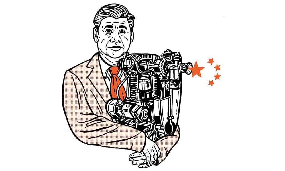 Chinas Präsident Xi Jinping betreibt den grössten Wachstumsmotor der Welt. 50 Prozent des globalen Wirtschaftswachstums stammen aus der Volksrepublik.