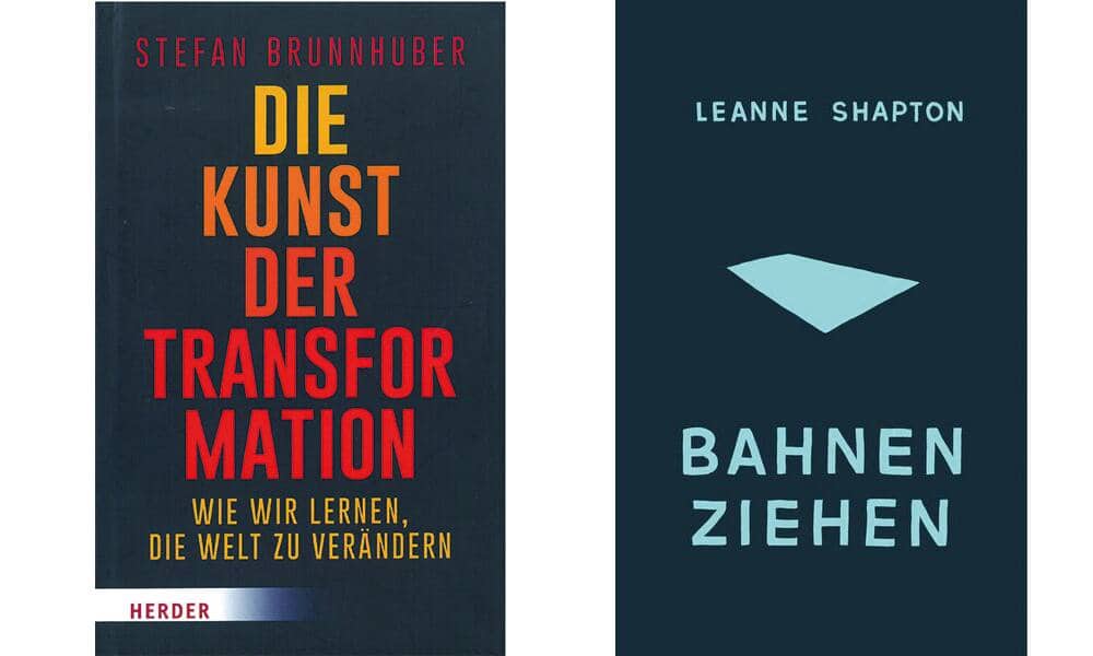 «Die Kunst der Transformation», Stefan Brunnhuber, Herder, 336 Seiten. «Bahnen ziehen», Leanne Shapton, Suhrkamp, 325 Seiten.