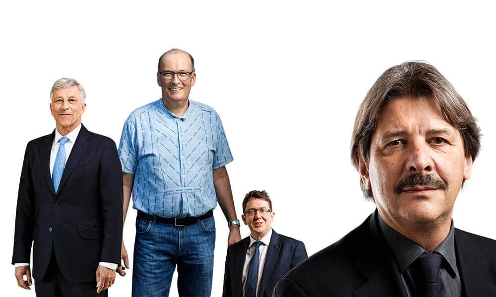 Rolf Dörig Markus Ritter Paul Rechsteiner Albert Rösti