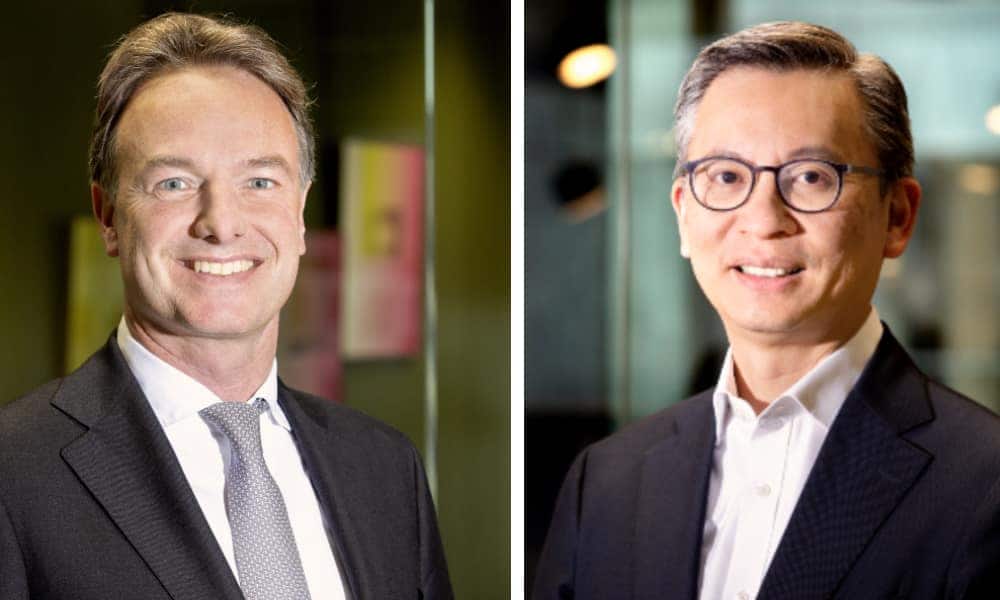 ING: Tanate Phutrakul (r.) und Steven van Rijswijk.