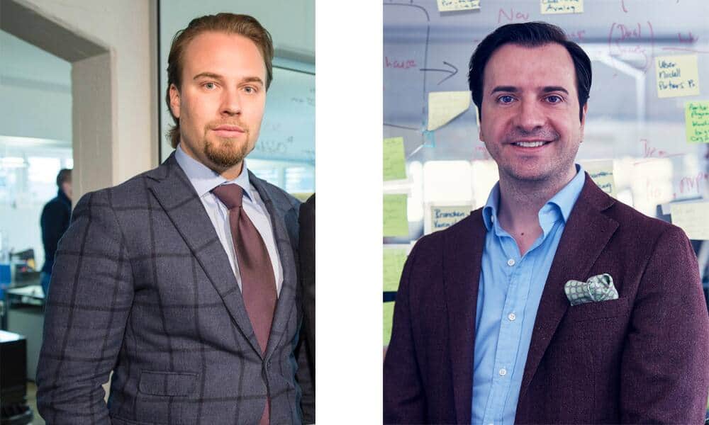 Ardian Gjeloshi und Robert Plantak