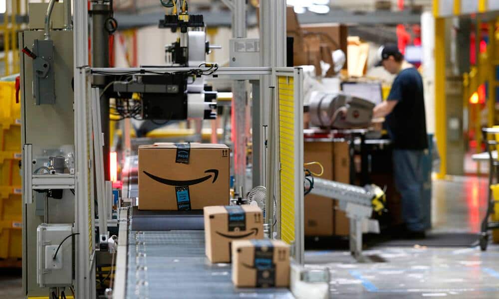 Logistik-Zentrum von Amazon