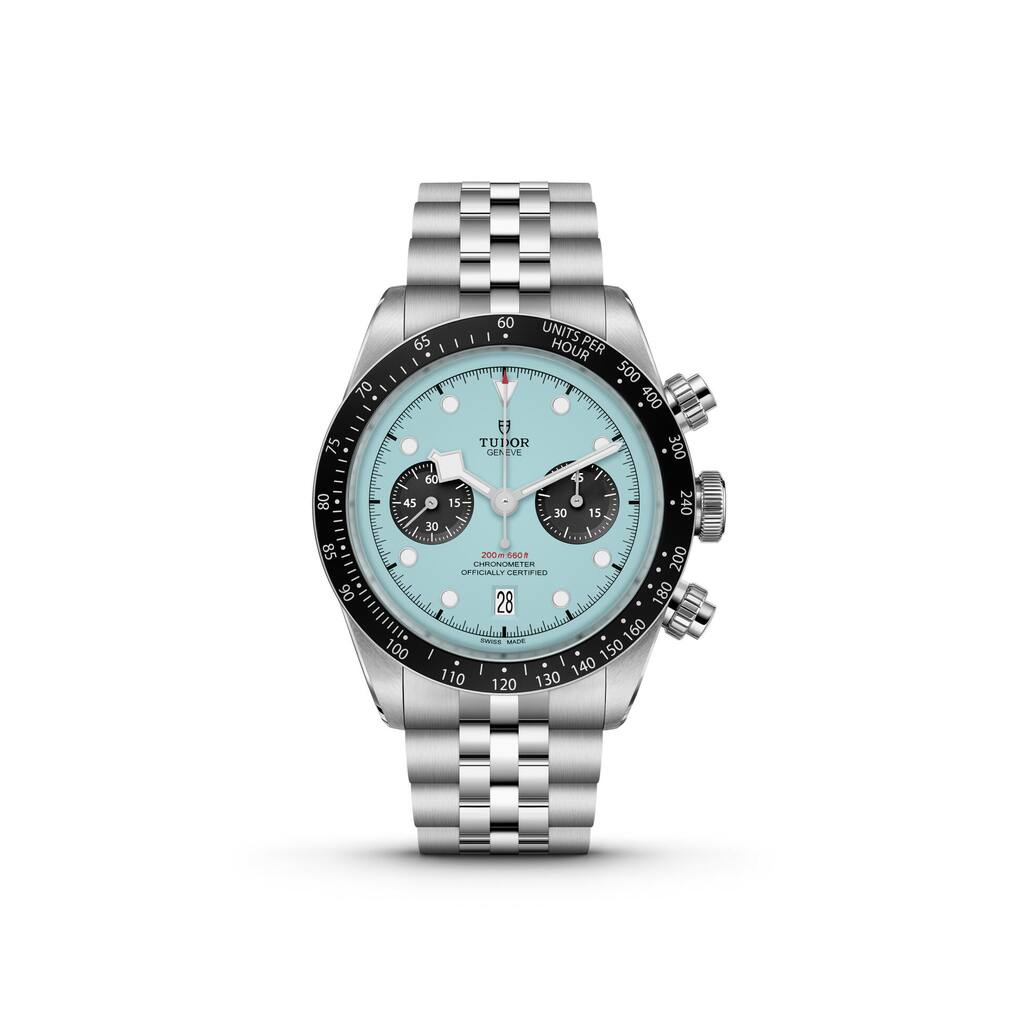 <p>Mit Konventionen zu brechen, gehört zum Repertoire von Tudor wie <br />Türkis zu tropischen Gewässern. Mit der neuen, extravaganten Zifferblattfarbe Flamingo Blue trägt man ein Stück Miami Beach am Handgelenk.</p>