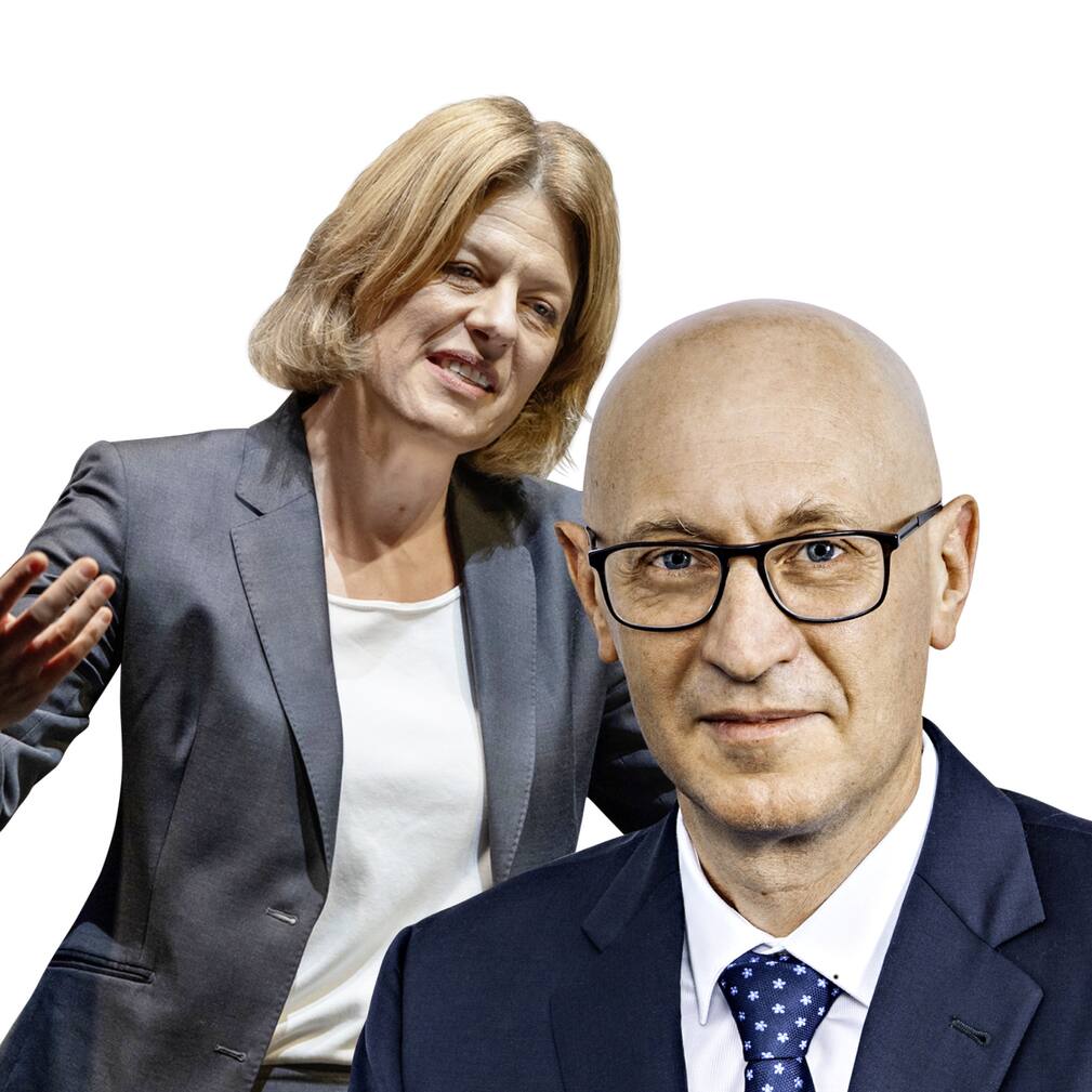 Schlegel-Nachfolge-Favo­ritin Petra Tschudin, ­Neu-Direktoriumsmitglied Antoine Martin.