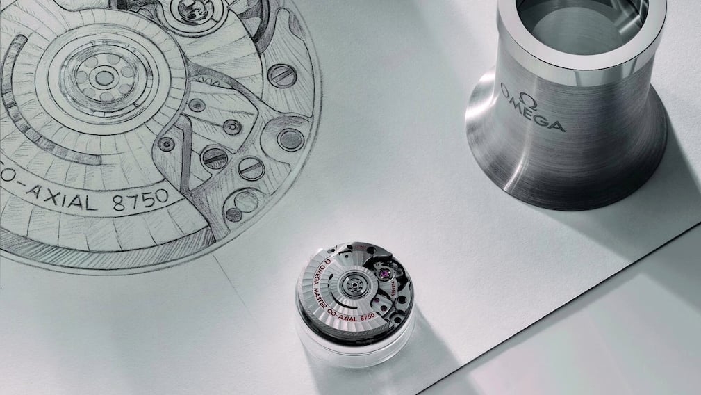 Für die Aqua Terra 30 mm ­entwickelte Omega zwei neue Automatikwerke – mit zwanzig Millimetern Durchmesser.