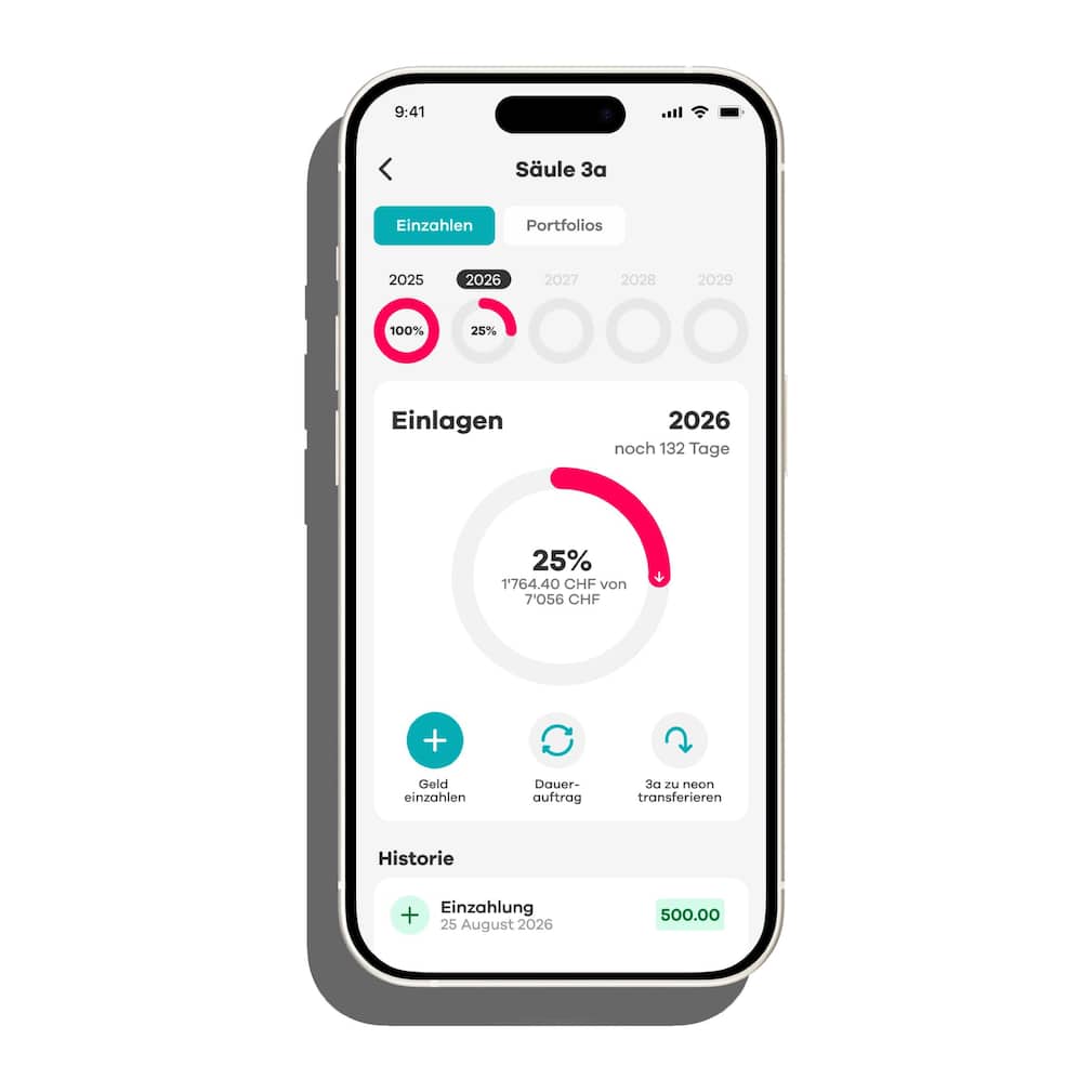 Mitte November wird das Säule-3a-Produkt eingeführt. Damit ist das Portfolio schon sehr weit ausgebaut.