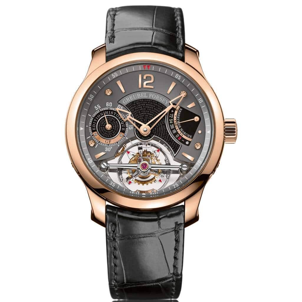 Die Double Tourbillon 30° Edition Historique von Greubel Forsey.