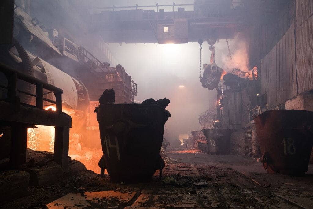 Kupferhütte in Russland