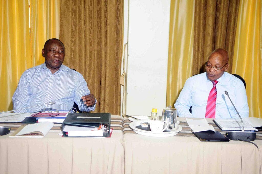 Jacob Zuma und Cyril Ramaphosa