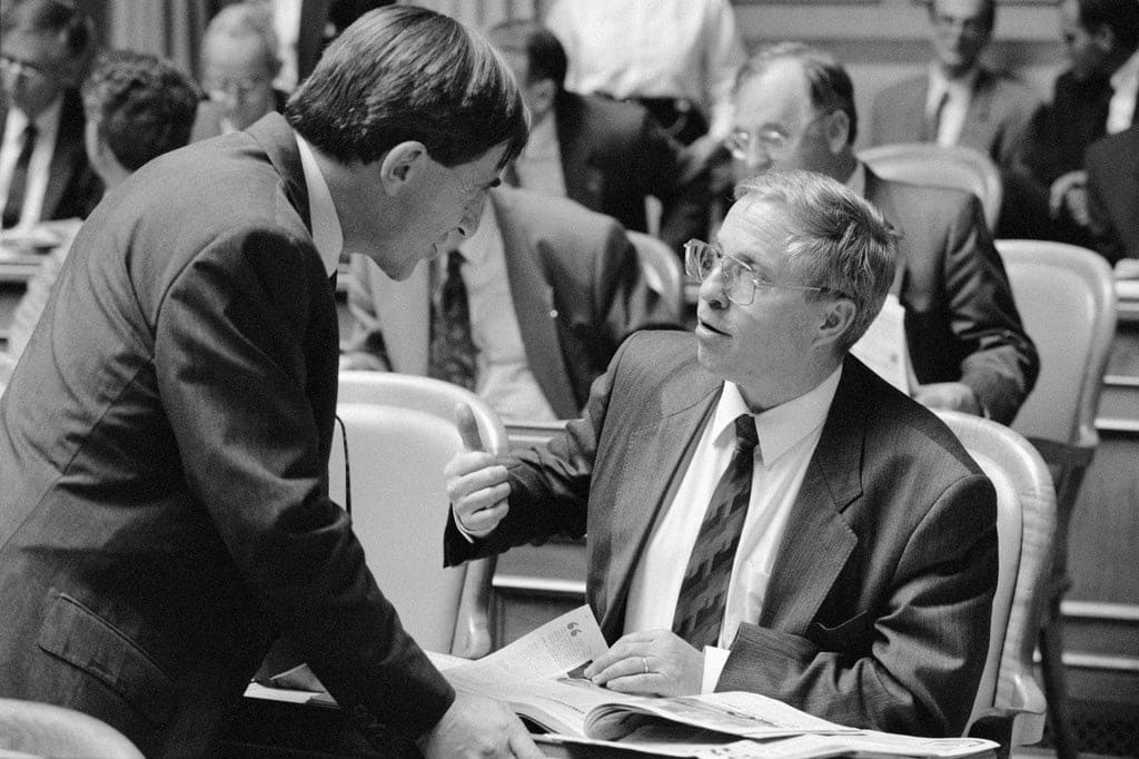 Walter Frey und Christoph Blocher