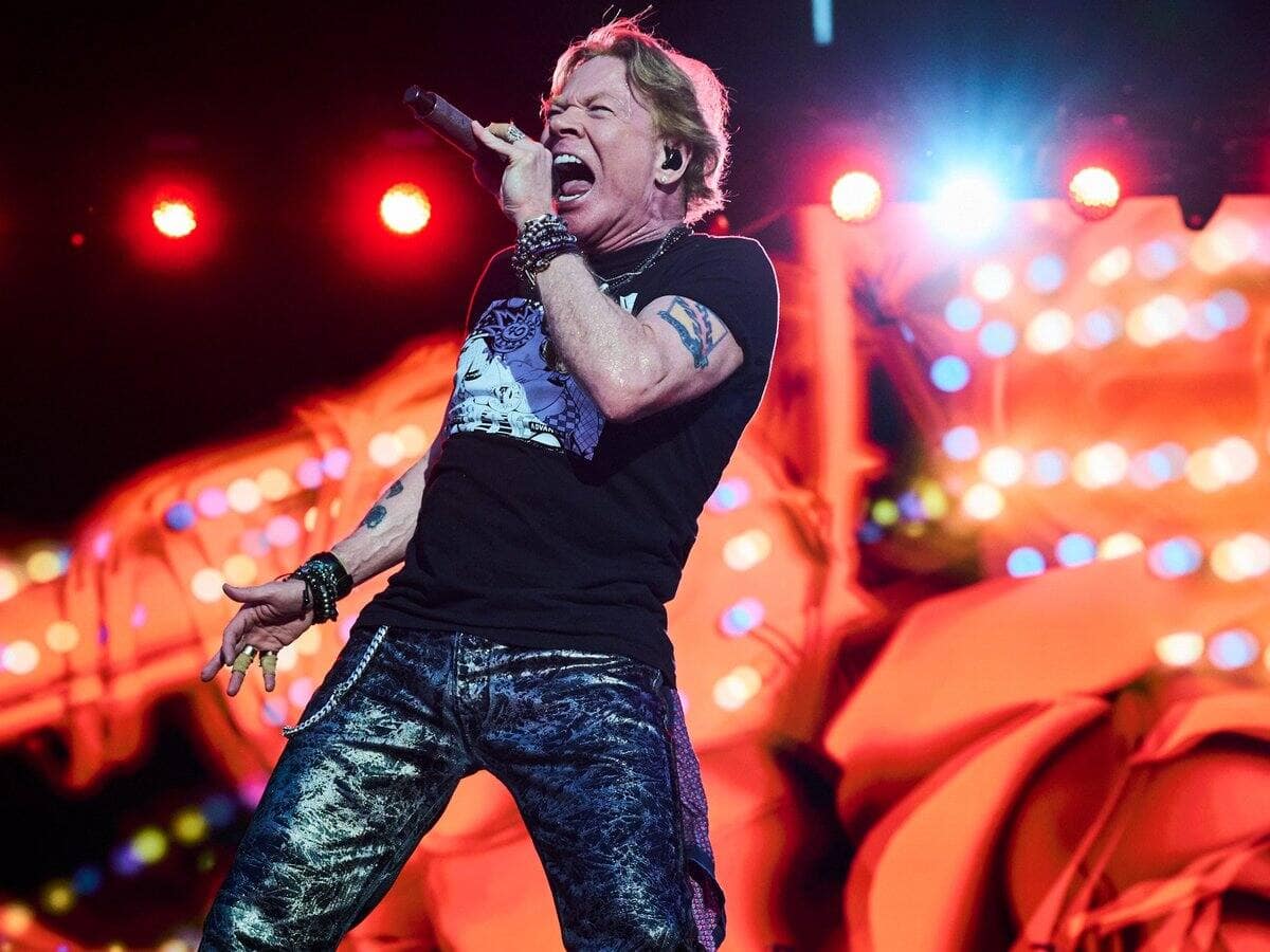 Axl Rose von Guns N' Roses.