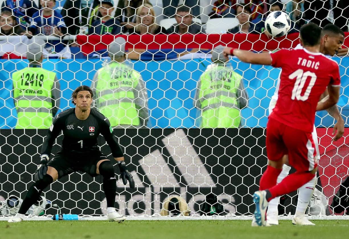 Yann Sommer FUSSBALL WM 2018 VORRUNDE SRB CHE