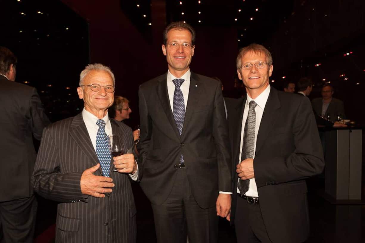 Max Galliker, Europa Forum Luzern;  Reto Wyss, Bildungs- und Kulturdirektor Luzern; Rolf Galliker, Galliker Transport