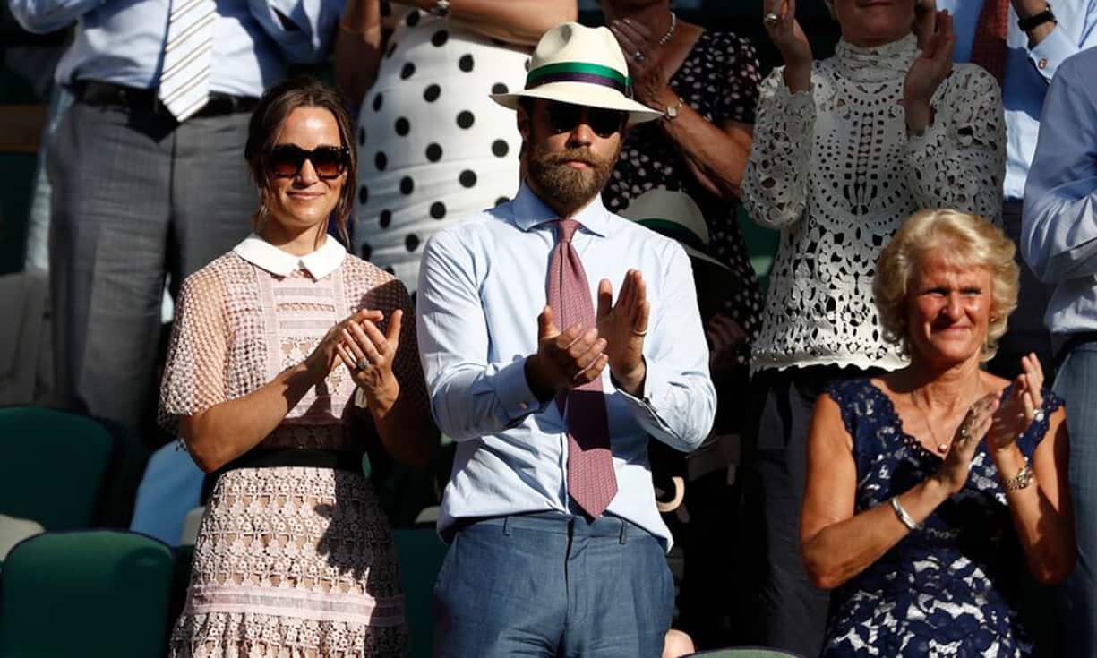 Pippa Middleton, Schwester der Herzogin Kate, zählt als Tennisfan ebenfalls zu den Freunden.