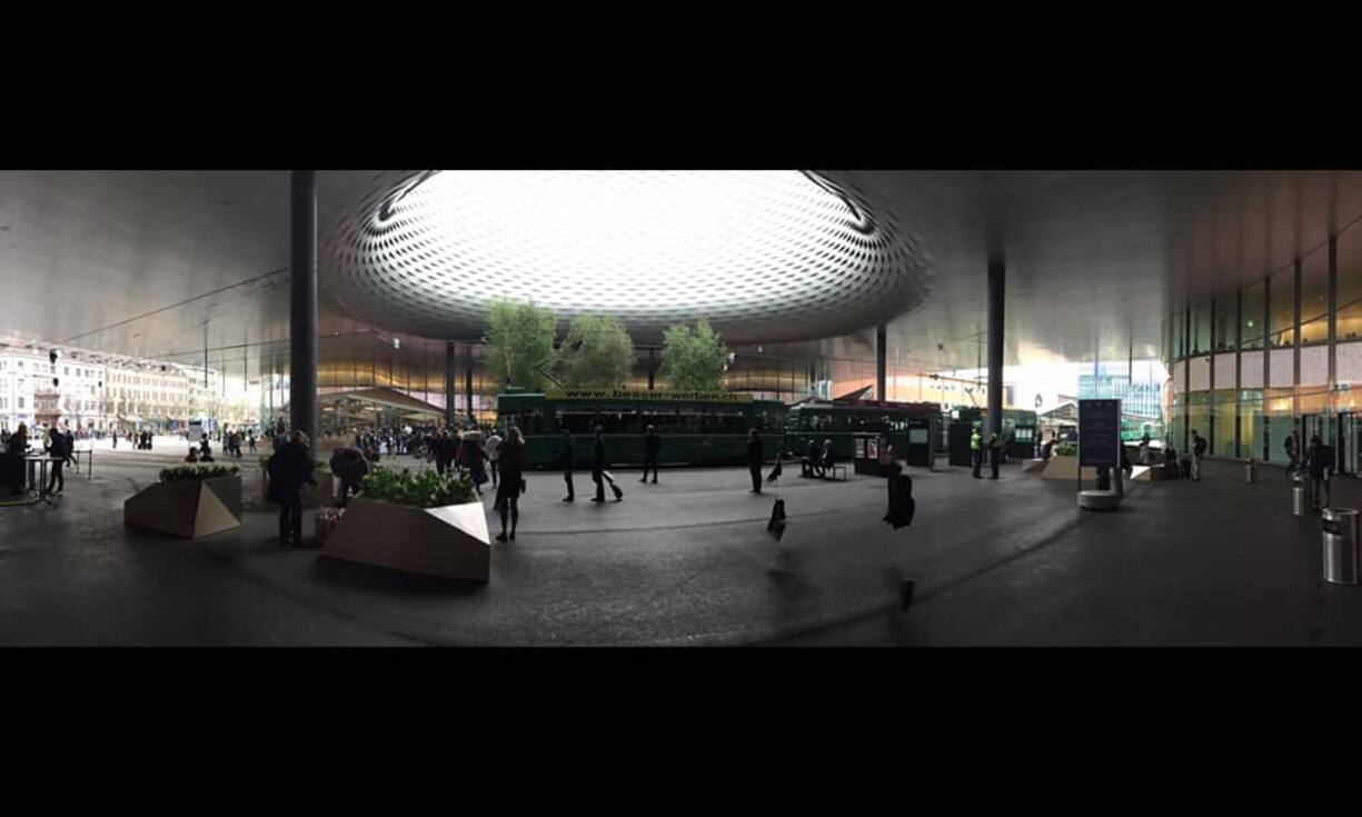 Das Messegelände ist selbst ein Hingucker.