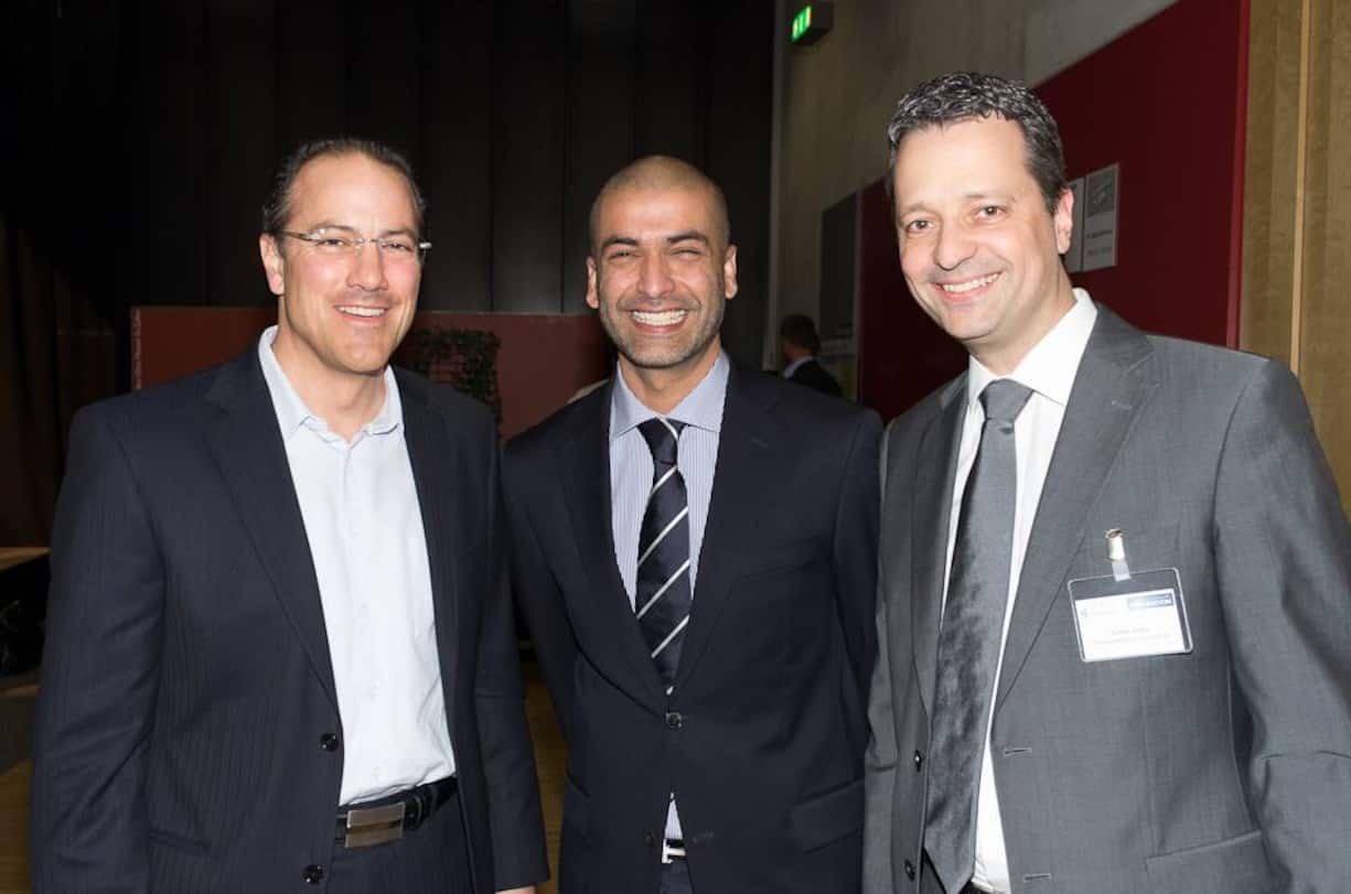 Andreas M. Schönenberger, PubliGroup AG; Nikhil Nathwani, Regional Head of Retail Europe, Desigual; Stefan Gross, Direktor Zentrum Glatt AG
