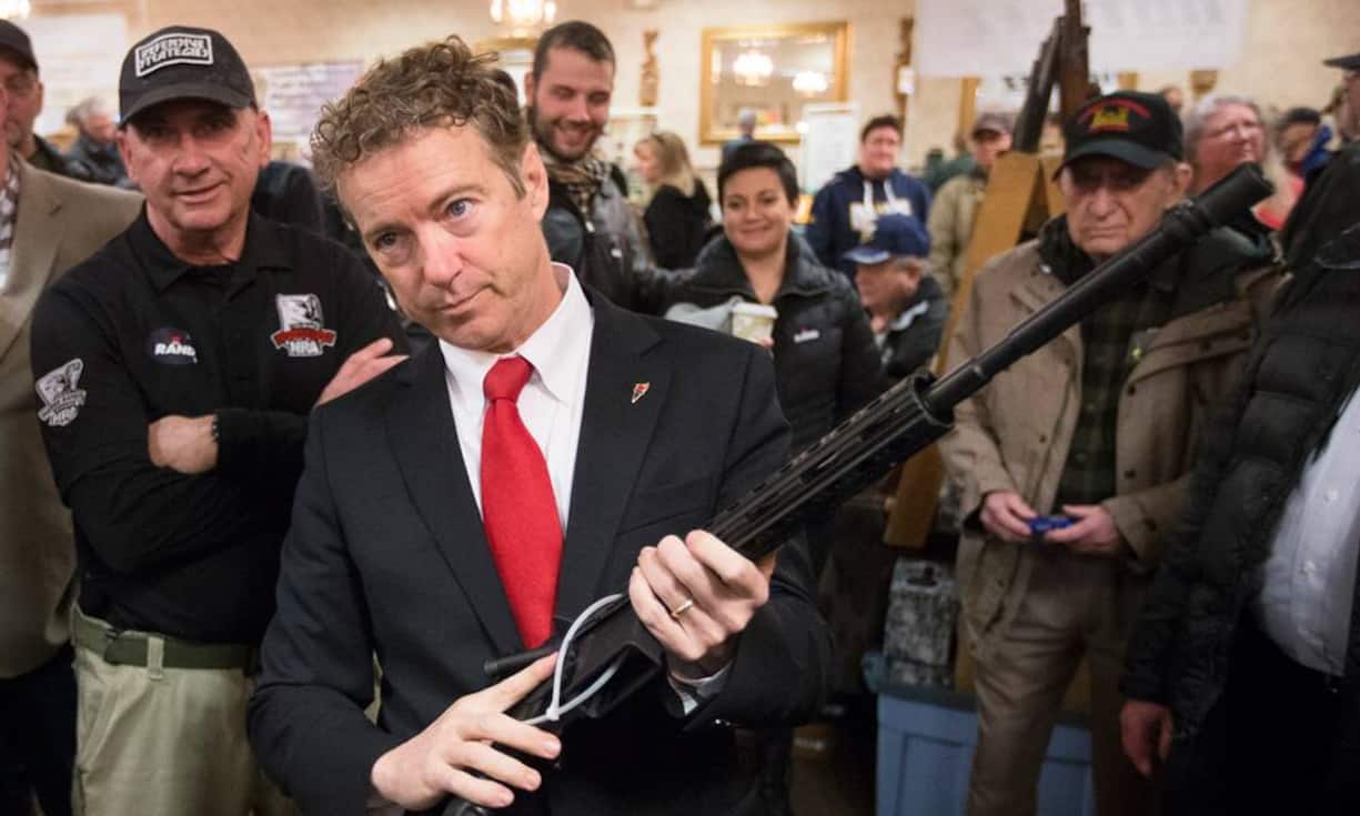 Rand Paul – «Defeat the Washington Machine. Unleash the American Dream»Auf das Allernötigste reduzieren wollte Rand Paul den Einfluss des Staates. Zugleich vertrat der 53-jährige Senator aus Kentucky eher liberale Haltungen in der Drogenpolitik und beim Schutz der Bürgerrechte.