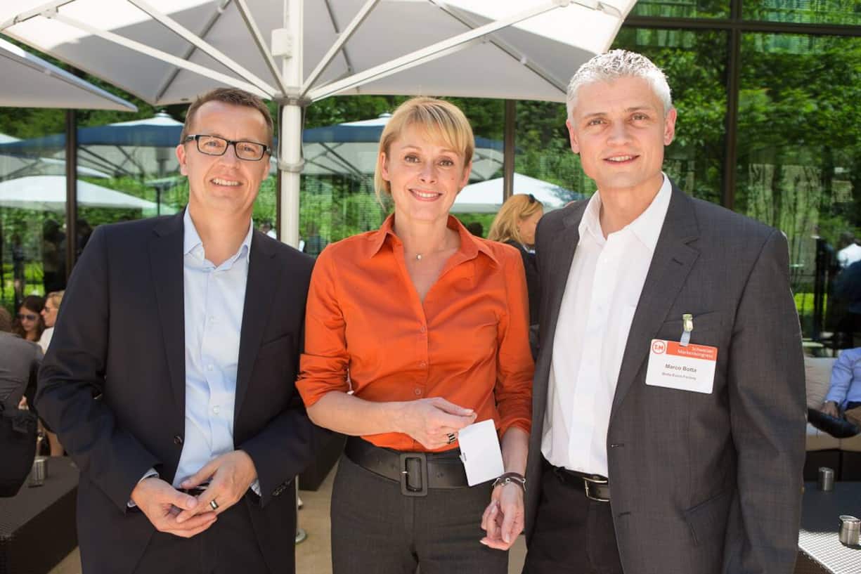Hubert Müller, Liechenteinische Landesbank; Julia Csomor, Ramstein Ehinger Associates; marco Botta, Botta Event-Factory