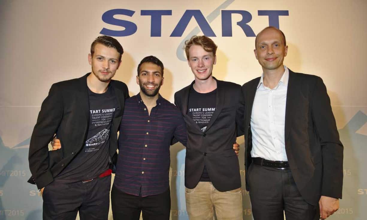 Vincent von Büren, President, START global;
Omid Scheybani, World Culture Storyteller, Google;
Luca Harrichhausen, Co-President, START global;
Dietmar Grichnik, Chair for Entrepreneurship, Professor Universität St. Gallen