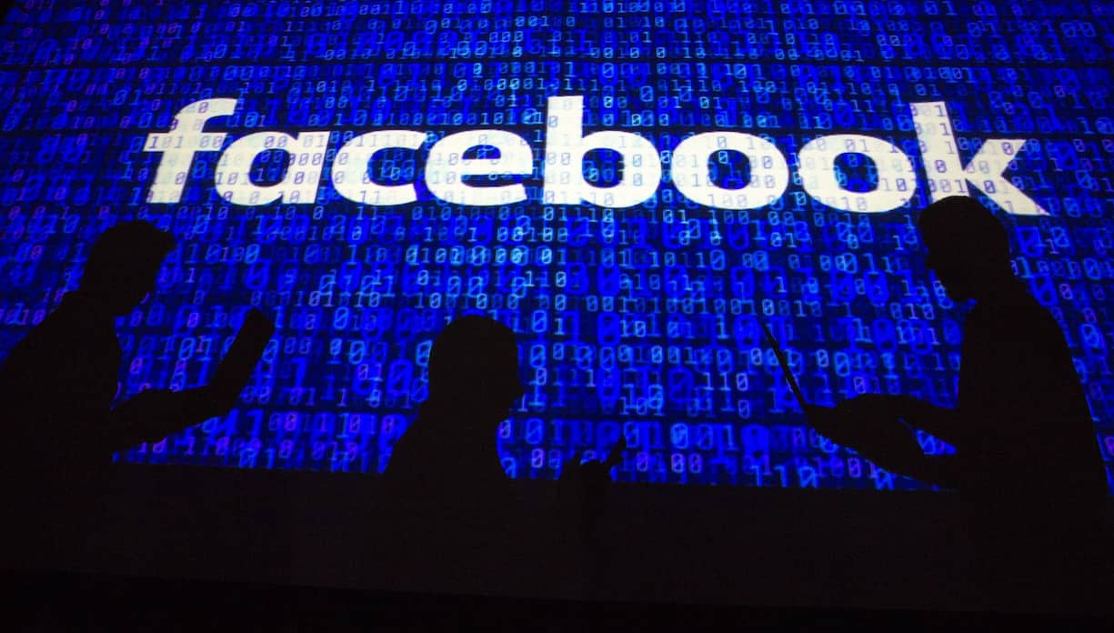 Social network company Facebook's logo is seen in Ankara, Turkey on July 25, 2018. (Photo by Aytac Unal/Anadolu Agency/Getty Images)