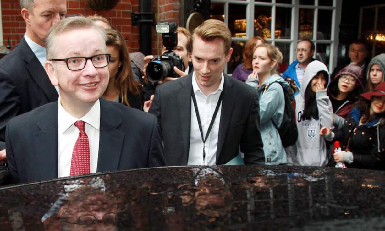 Die VerbündetenJohnsons wichtigste Verbündete bei der Brexit-Kampagne waren Justizminister Michael Gove…