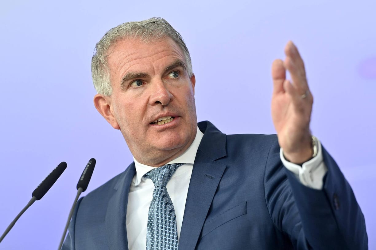 Konzern-CEO Carsten Spohr und Swiss-Präsident Reto Francioni