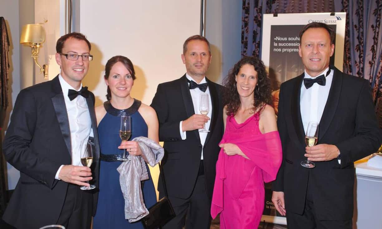 Hannes Eugster, CTO, iNovitas;
Melanie Eugster;
Hans A. Wiedmer, Geschäftsführer, Gebana bio & fair shop ;
Katja Leimbacher;
Roland Suter, EY