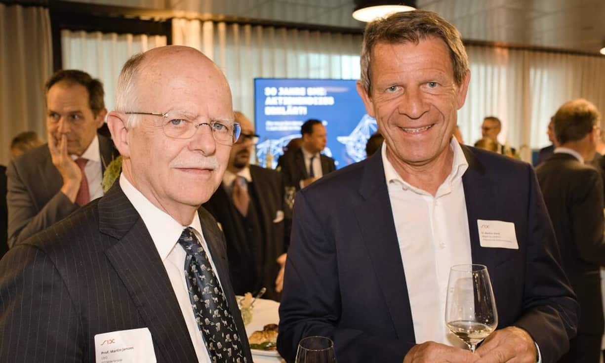 Martin Janssen, CEO, EDOFIN Group; Markus Staub, Mitglied der Direktion, Schweizerische Bankiervereinigung