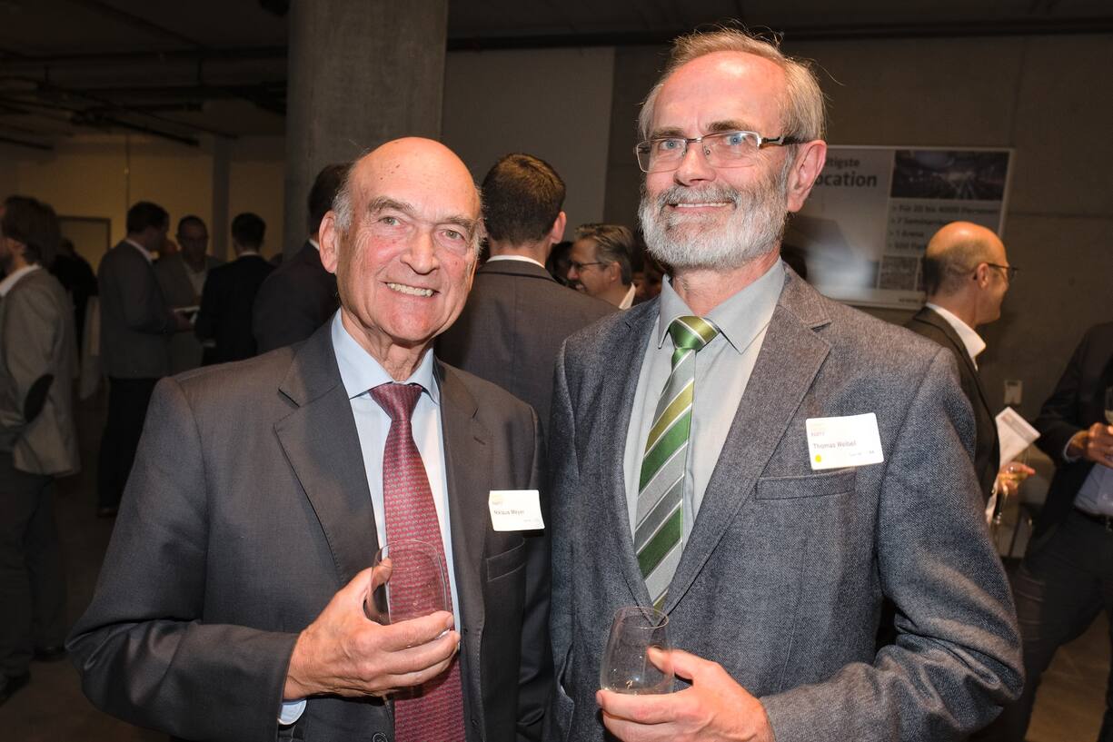 Niklaus E. Meyer, President, Green IT SIG;Thomas Weibel, Nationalrat