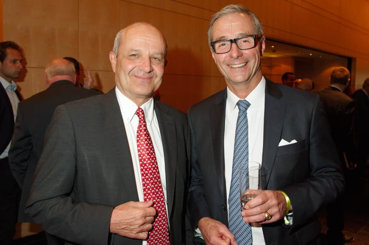Martin Naville, CEO, Swiss-American Chamber of Commerce; Daniel Küng, CEO, Switzerland Global Enterprise