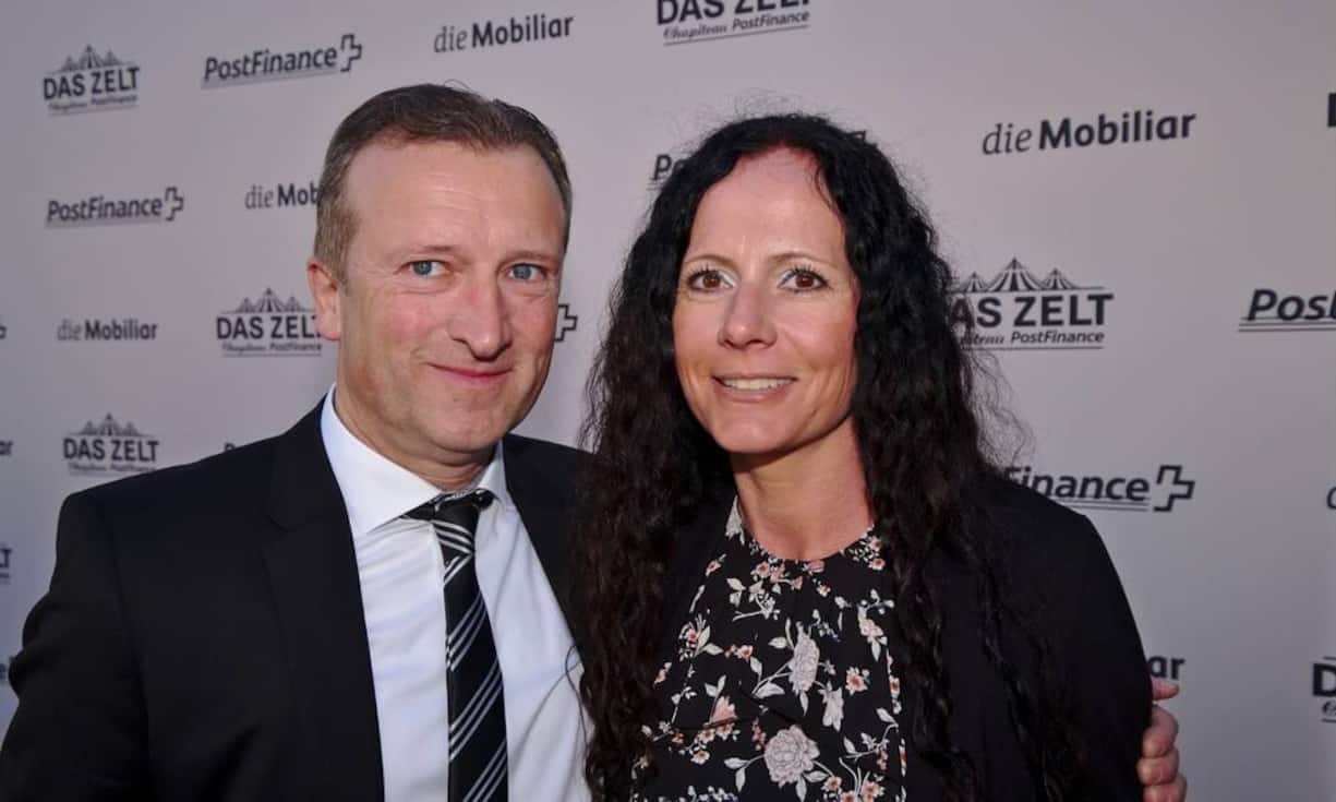 Stephan Michel, Leiter Marketing, Valiant Bank;
Bettina Huwyler Michel, event manager, byb