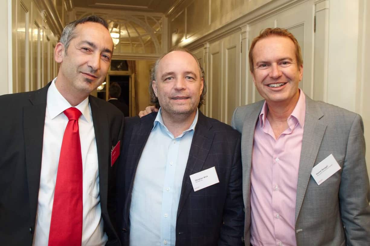 Celio Duff, Interbrand; Christian Wick, WICKPR; Daniel Renggli, Microsoft Switzerland GmbH