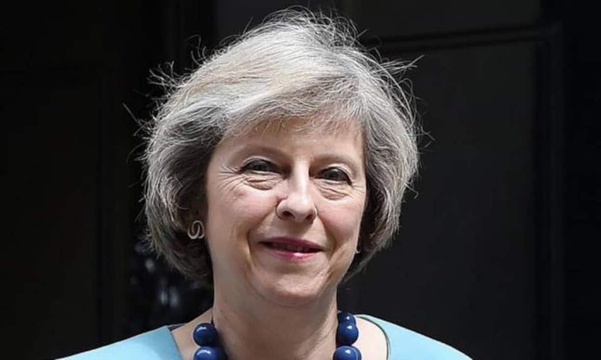 Innenministerin Theresa May ist gemäss einer aktuellen Befragung für die Tory-Wähler die Wunschkandidatin für Downing Street No. 10. Bilder: Keystone