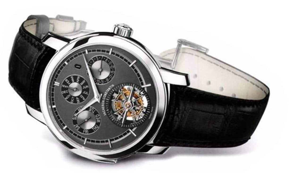 7. Vacheron Constantin Traditionnelle Kaliber 2755
Die Komplikationsuhr der ältesten ununterbrochen tätigen Uhrenmanufaktur der Welt gibt es ab etwa 550'000 Franken. Die Preise reichen bis weit über 700'000 Franken. Das abgebildete Exemplar kostet 615'000 Franken.