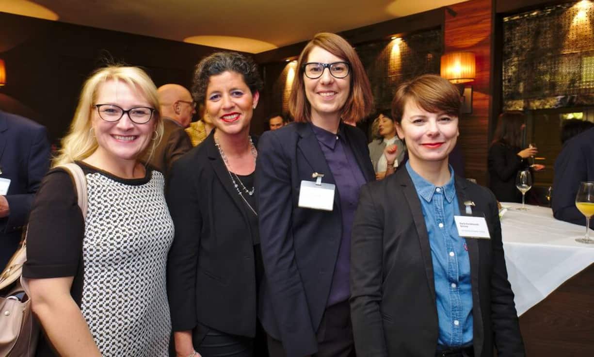 Lydia Ebersbach, Marketing Wealth Management, UBS Switzerland;
Myriam Siksou, Head of Corporate Marketing, SBB;
Eliane Tschudi, Leiterin Marketing & Kommunikation, Valiant Bank;
Marta Kwiatkowski Schenk, Senior Researcher & Deputy Head Think Tank, GDI Gottlieb Duttweiler Institute