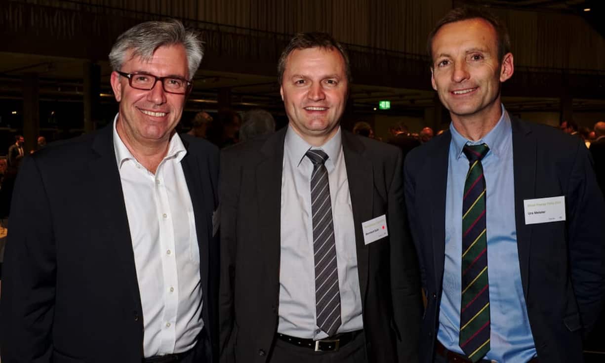 Thomas Zwald, Public Affairs, VSE;
Bernhard Guhl, Nationalrat;
Urs Meister, Leiter Regulierungsmanagement, BKW AG