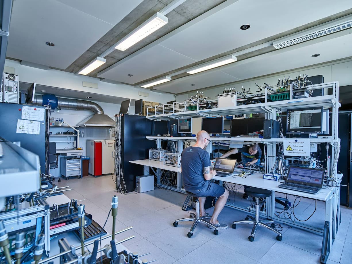 Logitech, Computer-Zuberhoer-Hersteller, in Apples, Kanton Waadt, bei Lausanne, aufgenommen am 27. Juni 2018. (KEYSTONE/RenÃ© Ruis)