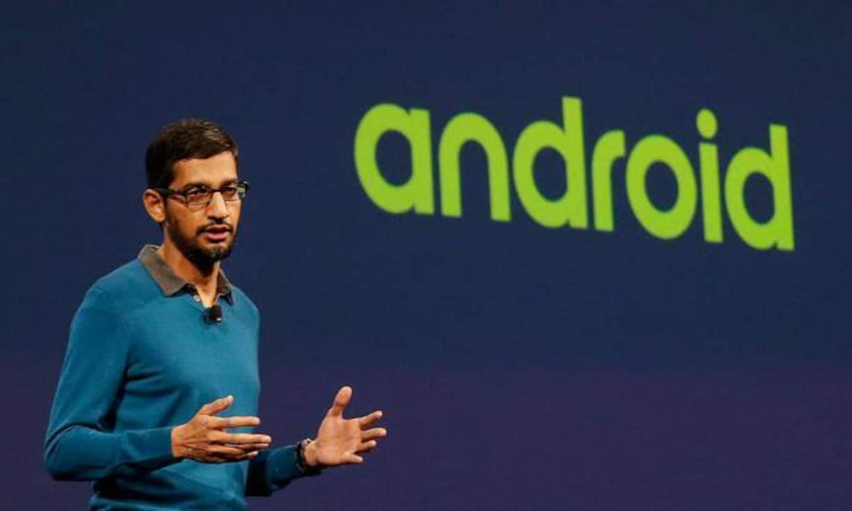 Android: Lange hielt sich Google bedeckt, wenn es um die Nutzerzahlen des Android-Betriebssystems ging, das auf fast allen Nicht-iPhone-Smartphones läuft. Doch letzten September wurde die Zahl mit 1,4 Milliarden Menschen angegeben (im Bild: Google-CEO Sundar Pichai).