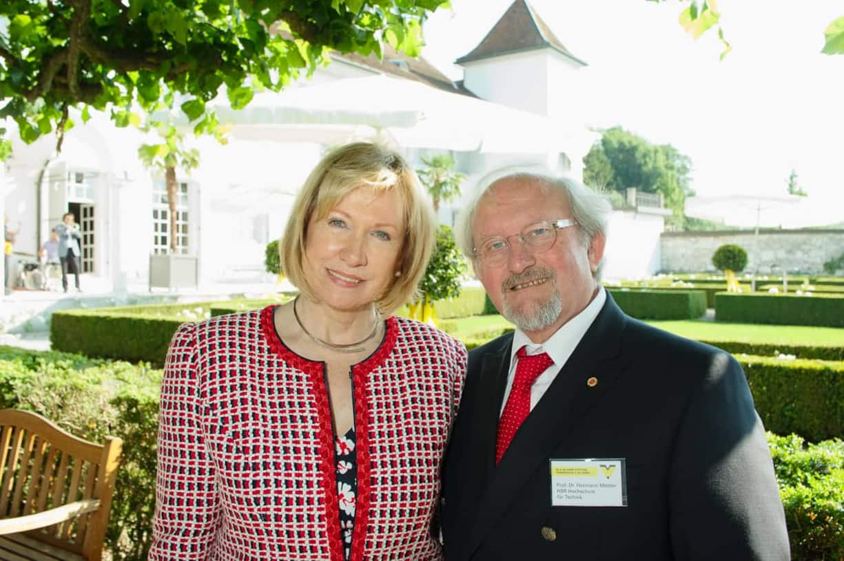 Hermann Mettler, Hochschule für Technik, Rapperswil; Gertrud Mettler, seine Gattin.